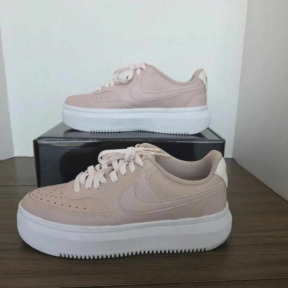 Nike Court Vision Alta Pink Sneakers Women's Size 9